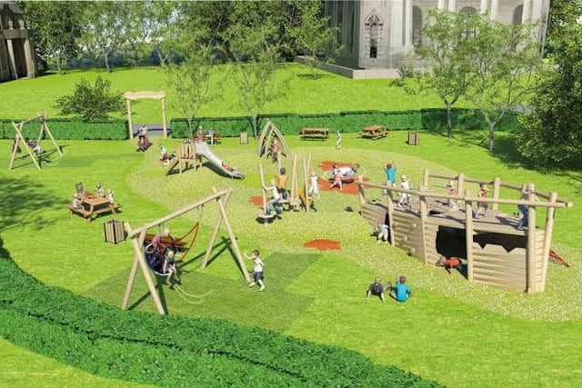 How the play area could look following the makeover.