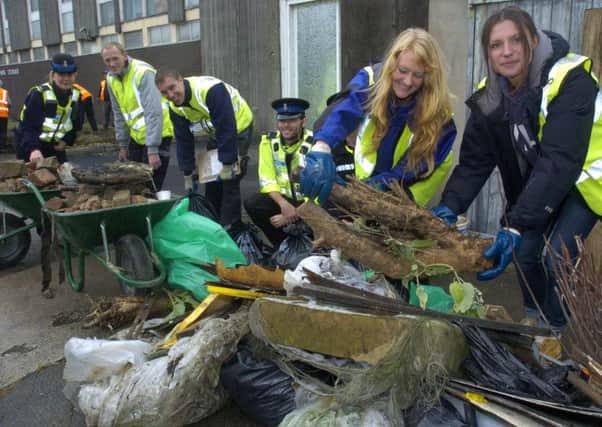 A Street Pride clean up event in Morecambe in 2011.