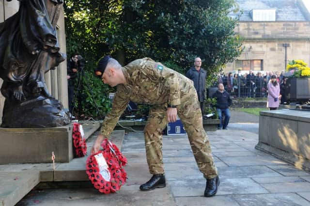 Remembrance Day services take place on Sunday