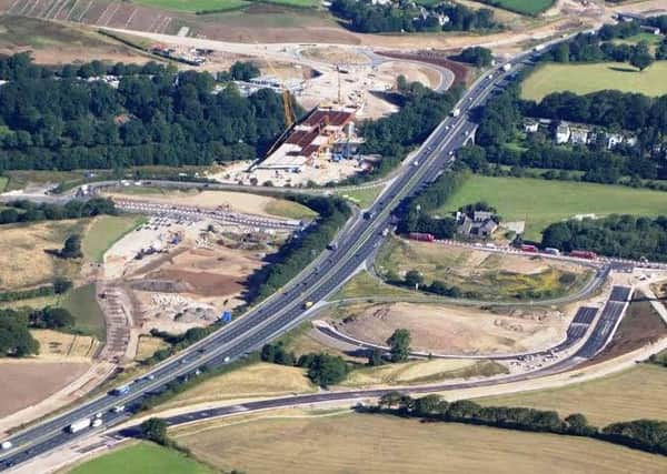 M6 junction 34 and Lune West Bridge. Photo courtesy of Paul Astle.