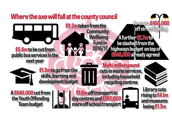 Where the axe will fall at Lancashire County Council