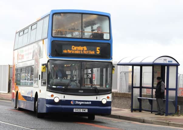 Morecambe's Bus Number 5 Route Overton to Carnforth evenings and Sunday service is under threat due to County Cuts. 23rd November 2015