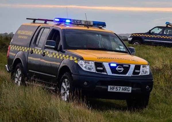 Three HM Coastguard vehicles. Picture by Steve Miller
