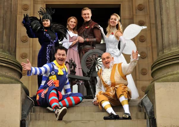 The cast of this year's Preston Guild Hall pantomime, Sleeping Beauty