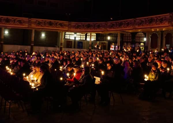 St John's Hospice Lancaster Light Up A Life. Pictures by Andy Cruxton