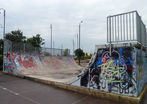 Morecambe skate park.