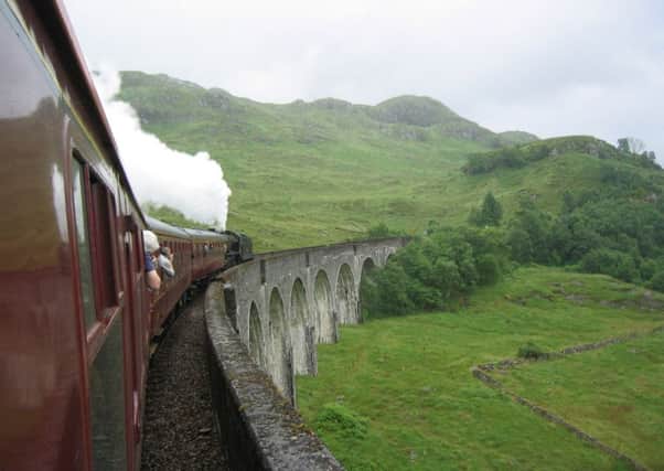 The Jacobite steam train