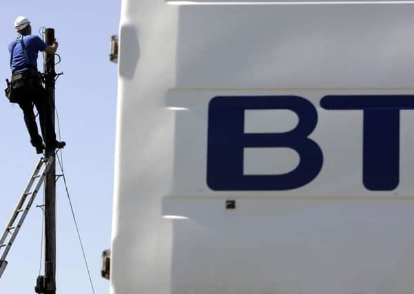 BT's broadband service. Photo: Andrew Milligan/PA Wire