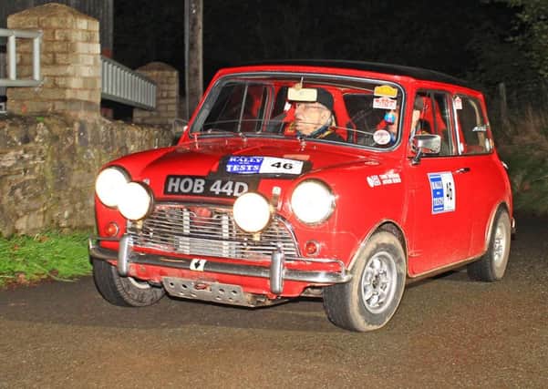 Arthur Senior was still competing in rallies until a few years before his death. Courtesy Tony Large Photography.