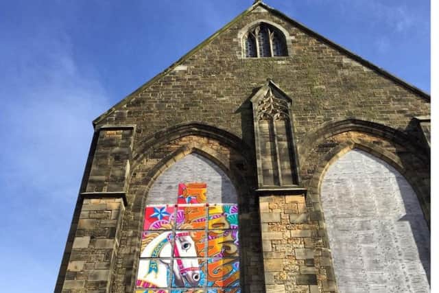 Work has begun on transforming the St Laurence's Church windows in Morecambe.