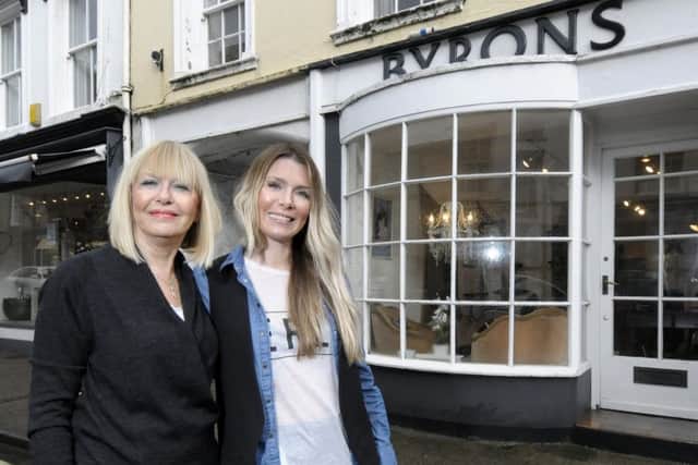 Linda Byron with daughter Rochelle Byron-Keeler from Byrons in Kirkby Lonsdale
