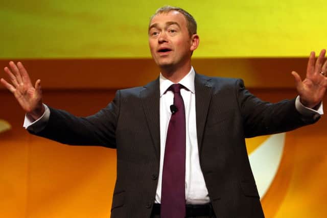 President of the Liberal Democrats Tim Farron addresses the Liberal Democrat Annual Conference at the ICC in Birmingham. PRESS ASSOCIATION Photo. Picture date: Sunday September 18, 2011. See PA LIBDEMS stories. Photo credit should read: David Jones/PA Wire