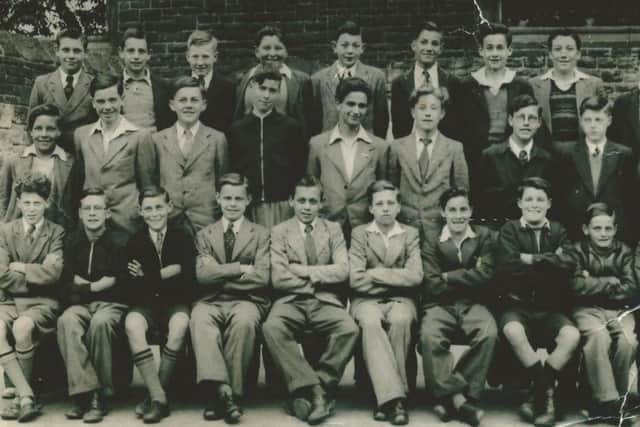 Terry Ainsworth (sponosred by The Morecambe Hotel) remembers the playing career or city lad Joe Sherrington from his early days enjoying park football to the works teams of Storeys and Lansil. 

St Peter's Cathedral School with Joe Sherrington extreme right on the back row.