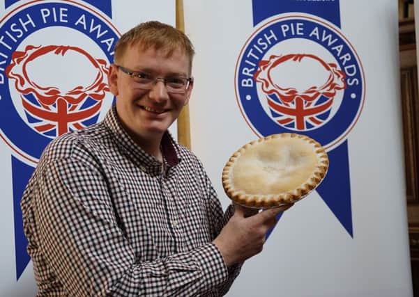 Graham Aimson from Morecambe FC at the British Pie Awards.
