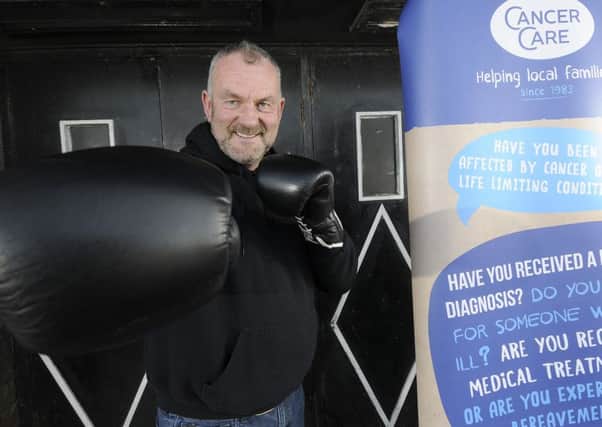 Philip Riley from EBF Boxing outside The Carleton.