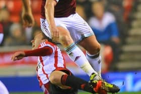 Kevin Nolan in action during his West Ham days.