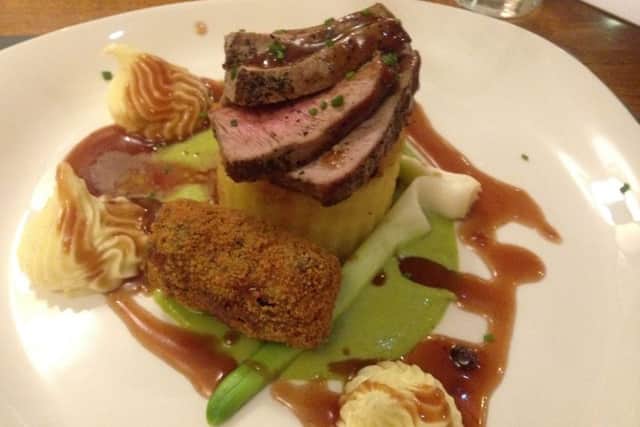 The main course, Cannon of Lamb