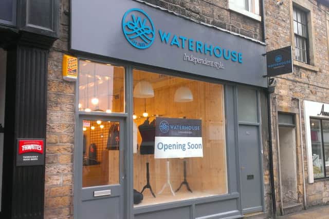 The new Waterhouse shop in Brock Street, Lancaster.