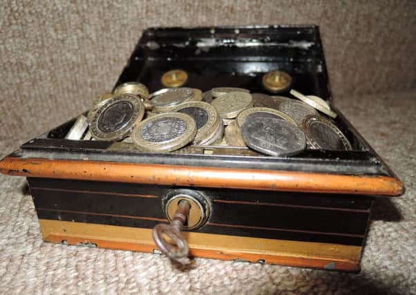 The West End Treasure Hunt cash box.