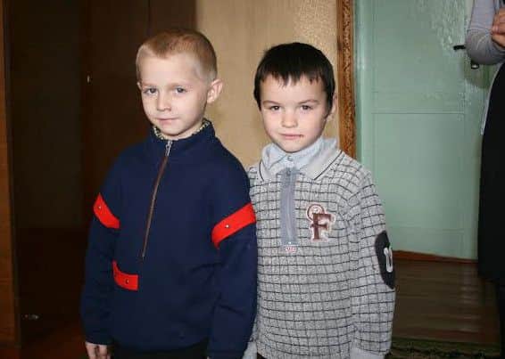 Seven-year-old Artem and Zhenya will be visiting in Lancaster this summer.