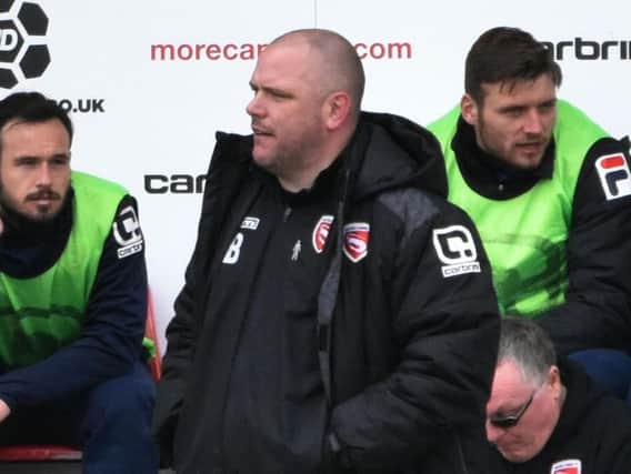 Jim Bentley cuts a frustrated figure on Saturday.