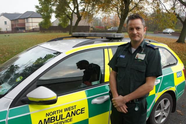 Vinny Romano, advanced paramedic with North West Ambulance Service.