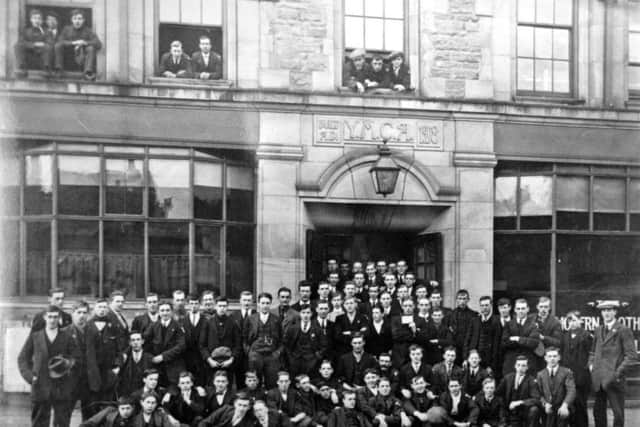 5th (Reserve) Battalion outside the YMCA in King Street. Picture by Peter Donnelly of Lancasters Kings Own Regiment Museum.