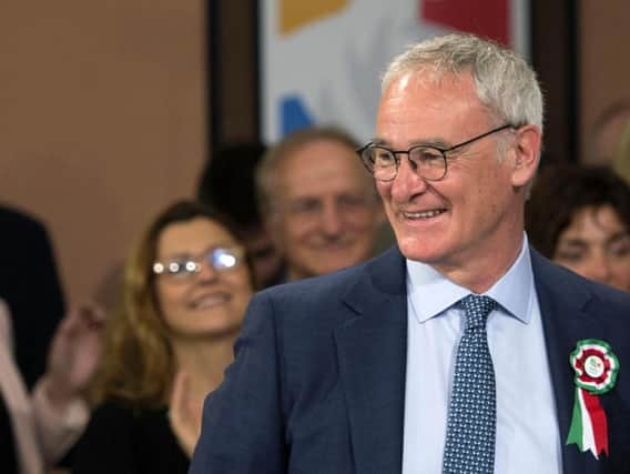 Claudio Ranieri is celebrated in Italy and England