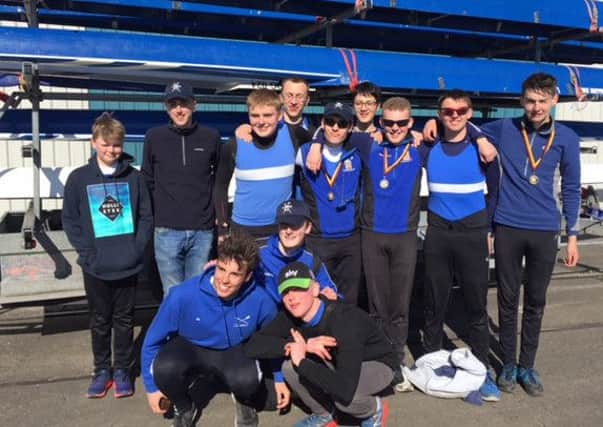 The LRGS rowers after the Merseyside Regatta.