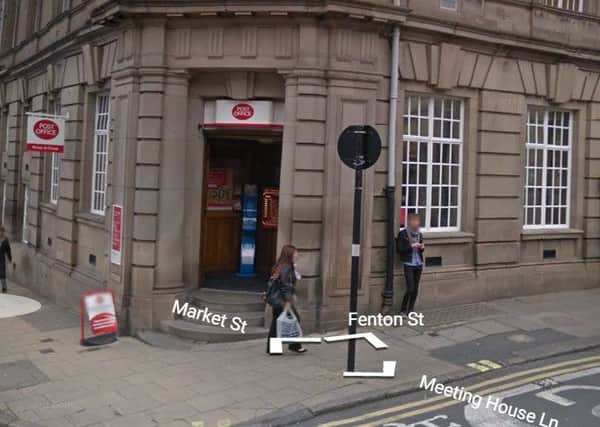 Lancaster Crown Post Office. From Google Streetview.