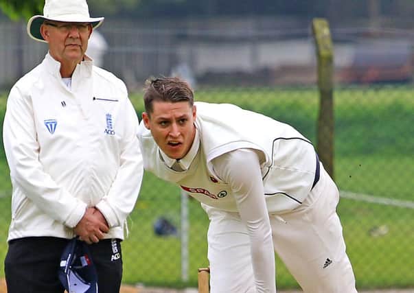Torrisholme cricket club skipper Matt Jackson in action.
