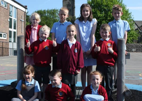 Children at Poulton-le-Sands C of E Primary School, which has been recognised as 'Good' in a recent Ofsted inspection.