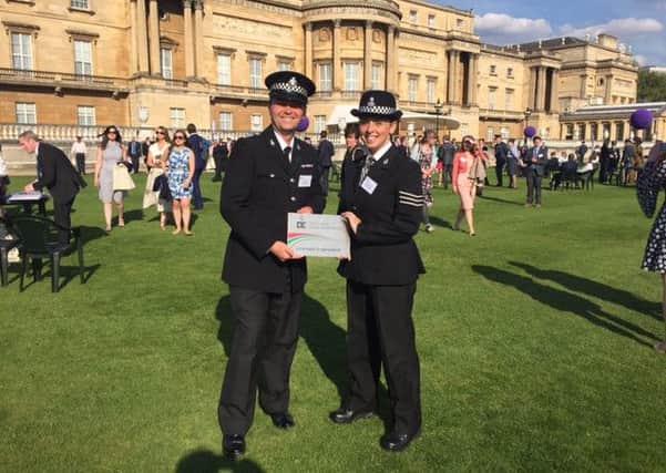 Chief Inspector Ian Sewart with Sgt Helen Nellany of Lancashire Police.
