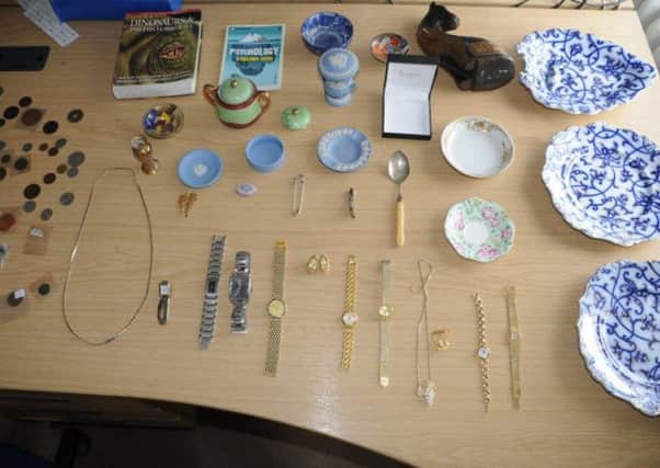 Police are appealing for the owner of these items, believed to be stolen, to come forward.