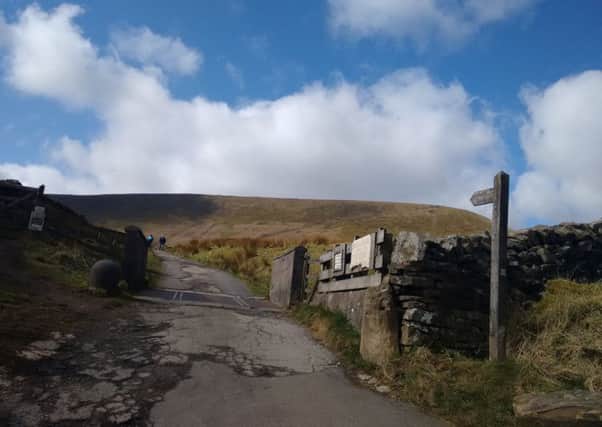 The start of Pendle Hill