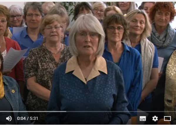 A choir came together in song following the EU Referendum.