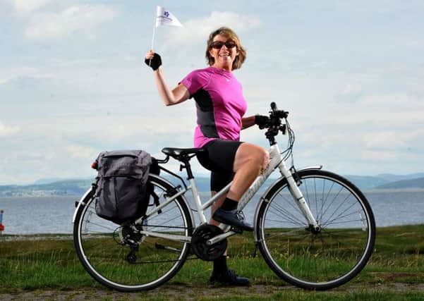 Photo Neil Cross
Popular dance teacher Alysia Gilda who has taken part in the John O Groats to Lands End cycle ride, raising more than Â£3,000 for her chosen charity