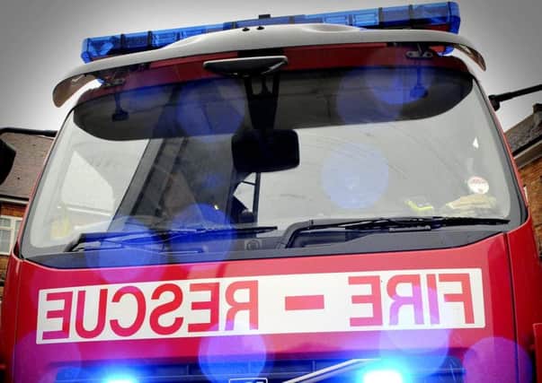 Fire fighters tackled a blaze at Pallion allotments.