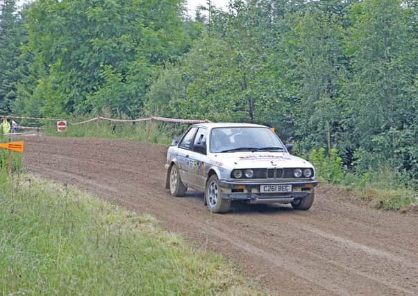 Mick Wolff/Mark Twiname on their way to 2nd in Class 4 (BMW E30)