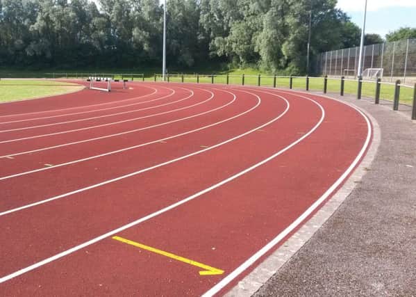 Salt Ayre athletics track.