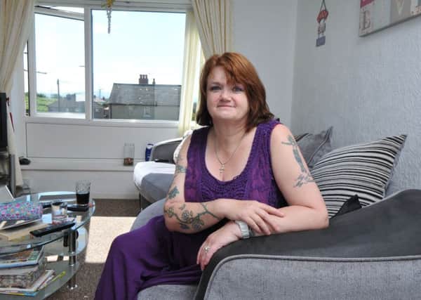 Helen Ducie, who has bi-polar and had to wait for 16 hours for a hospital bed at the RLI before being sent to Burnley Hospital instead.