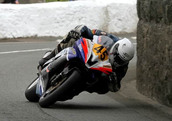 Colin Stephenson at the Southern 100 road race.
