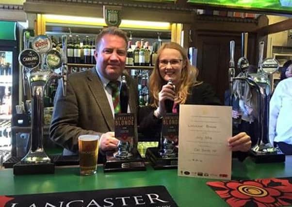 Cat Smith: The House of Commons will be going into the summer recess today, but for this last week I've ensured Lancaster Brewery's Lancaster Blonde has been on tap in the Stranger's Bar in Parliament. It was a pleasure to welcome Matt Jackson from the Brewery into Westminster to see his ale being enjoyed by my colleagues. I've been pleased to support and promote such a quality local business!