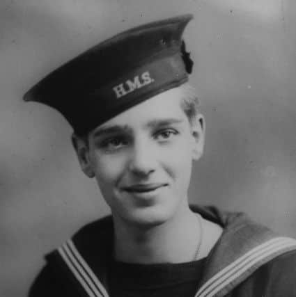 Alan when he joined the Navy at 17.