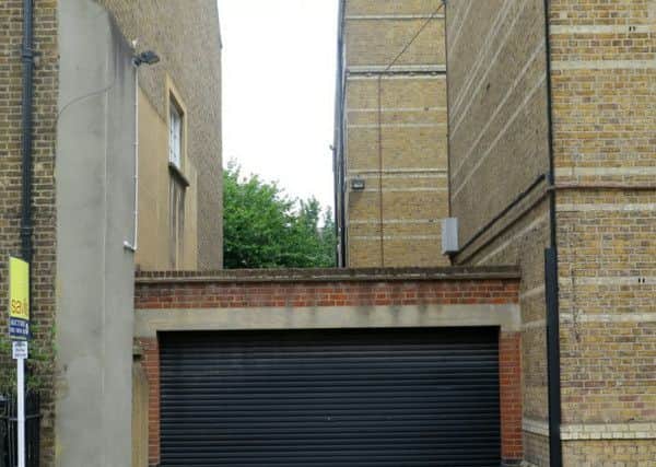 The garage in London SWNS