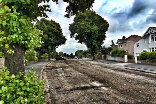Lancaster Road works. Picture by David Chandler