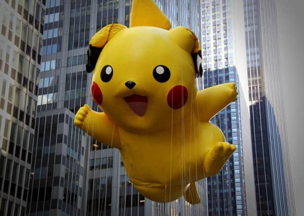 Pikachu is the most famous of the Pokemon characters, which were first popularised by video games, comics and a TV cartoon series.