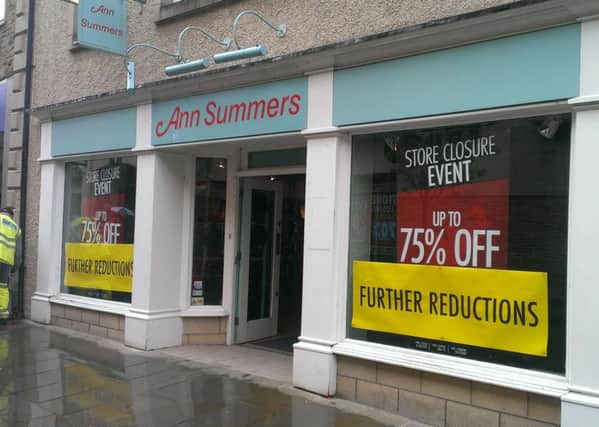 Ann Summers in Lancaster will close on August 13.