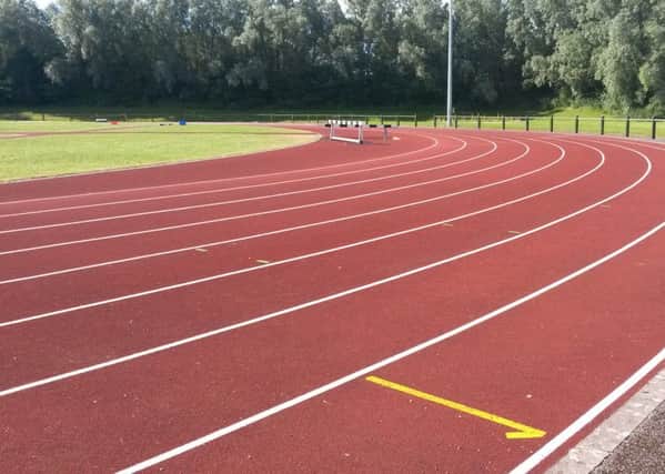 Salt Ayre athletics track.