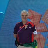 Dr John Davies, who will be volunteering as a medic at the Rio Olympics. He is pictured during his stint at the London Olympics in 2012.